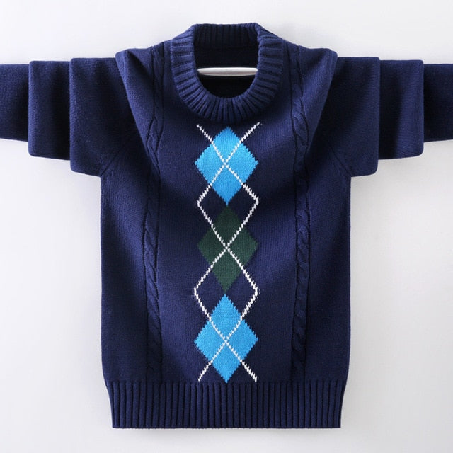 Pullover Sweater Outerwear Top For Boys