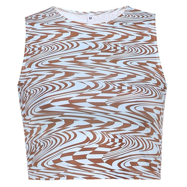 Vintage Y2k Halter Crop Top for Women