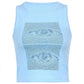 Vintage Y2k Halter Crop Top for Women