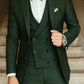 Slim Fit Tuxedo 3 Piece Set (blazer + Vest + Pants)