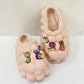 Furry Bubble Slides for Men /Women With Charms