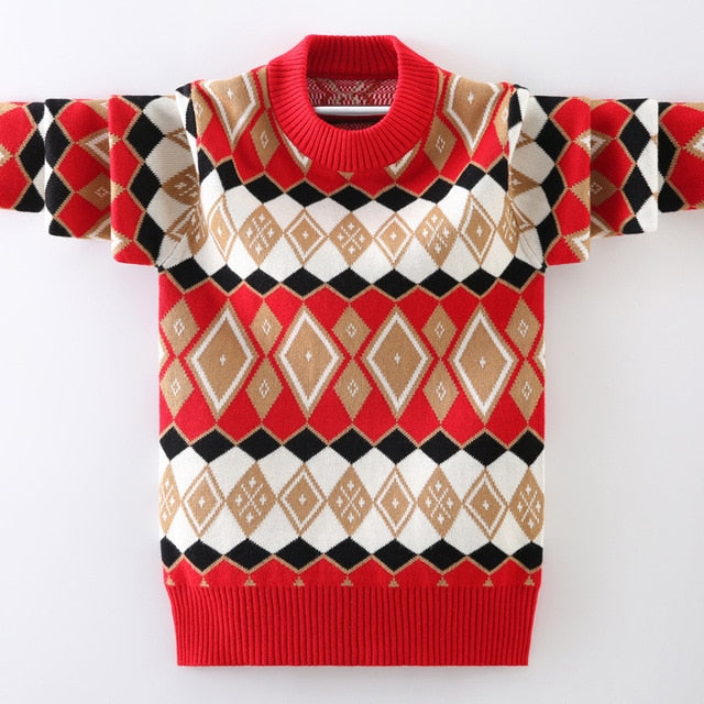 Pullover Sweater Outerwear Top For Boys