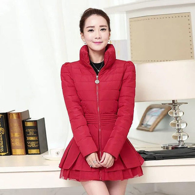 Trendy Mid-length Winter Jacket for Women