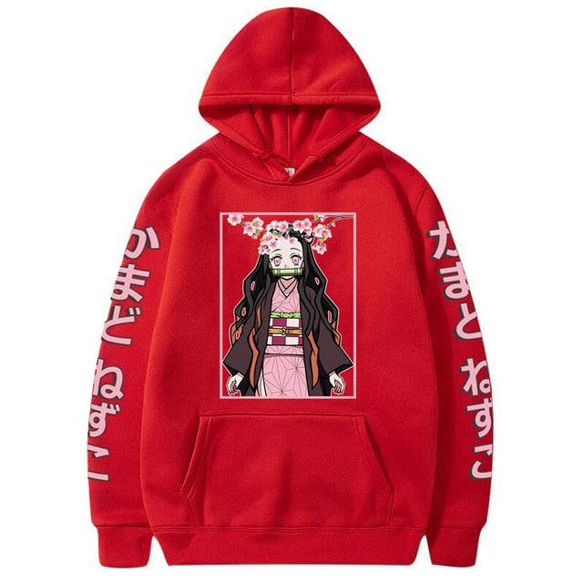 Kimetsu No Yaiba Anime Sweatshirt Hoodies for Women