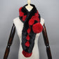 Winter Scarf Fluffy Pompoms Fur Scarves