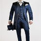 Embroidery Tuxedo 3 Piece Set (Jacket +Pants +Vest)