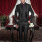 Embroidery Tuxedo 3 Piece Set (Jacket +Pants +Vest)