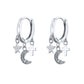 925 Sterling Silver Ear Buckle Small Hoop Earrings