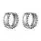 925 Sterling Silver Ear Buckle Small Hoop Earrings