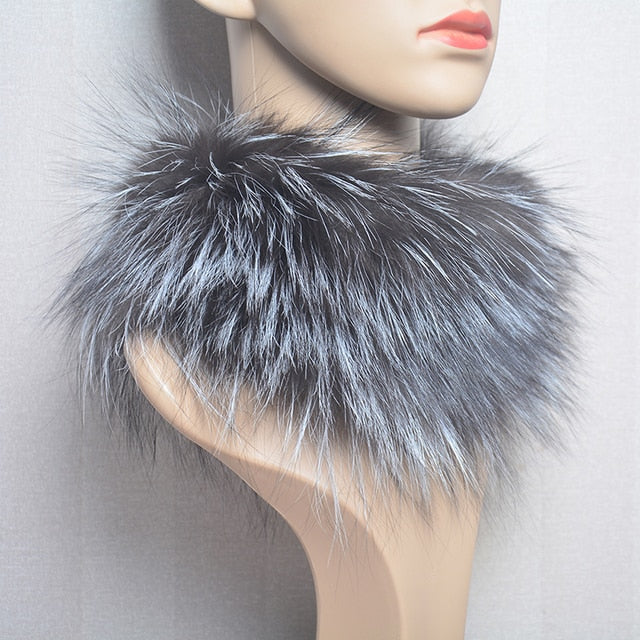 Fur Scarf Headband Neck Warmer