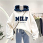 Lantern Sleeve Hoodies Sweatshirt for Women