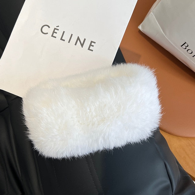 Fur Warm Headband Scarf for Women