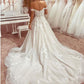 Off the Shoulder Lace Bridal Wedding Dress